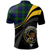 Clan Bannatyne Tartan Polo Shirt - Royal Coat Of Arms Style GD86 Bannatyne Tartan Tartan Polo